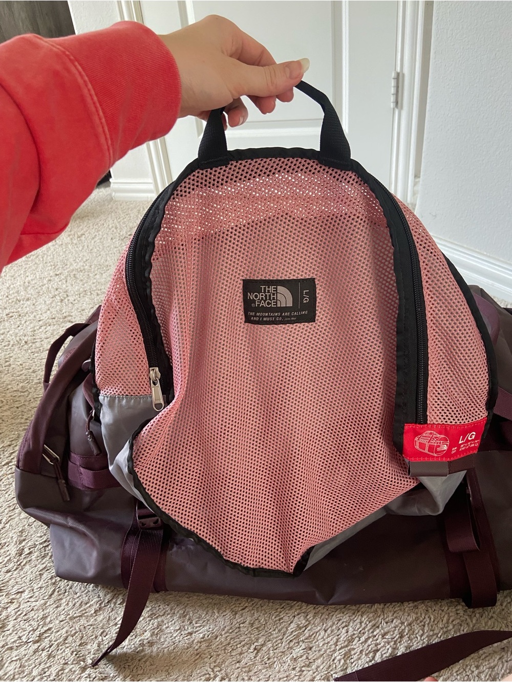 The North Face Men's Base Camp Duffel - Backpack Padded Straps - Picture 2 of 11